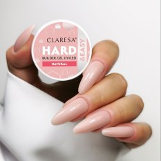 CLARESA® Stavebný gél na nechty HARD & EASY Builder gel NATURAL, 45g