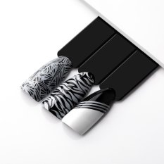 Lak na razítkování nehtů Molly Nails  PRO Stamping 10ml, č.1 - bílý