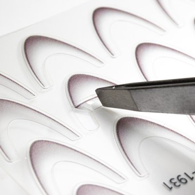 Nálepky na francúzsku manikúru Gradient French Ombre Brown SD-1931