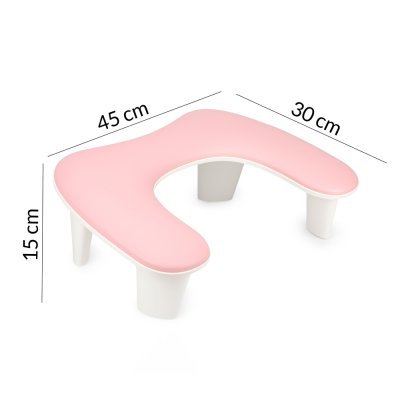Růžová podložka na manikúru Molly Nails