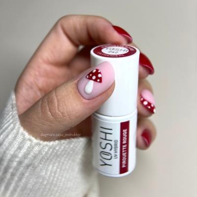 Gél lak YOSHI La Premiere - Pirouette Rouge 242, 6ml