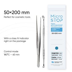 Microstop Sterilizačné - kraftové sáčky 50x200mm - 100ks