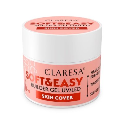 CLARESA® Stavební gel na nehty SOFT & EASY Builder gel COVER SKIN, 12g