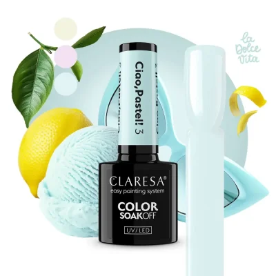 Gél lak CLARESA® Ciao, Pastel! 3, 5g