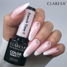 Gél lak CLARESA® French Time 8 (polopriehľadný), 5g