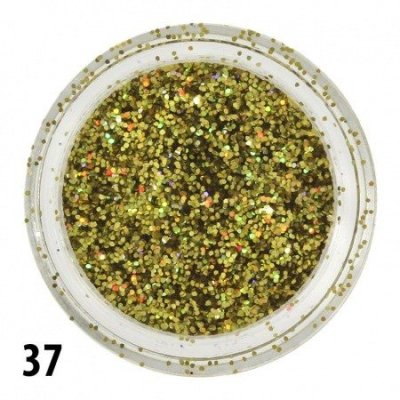 Glitrový prach - zlato medený - 37
