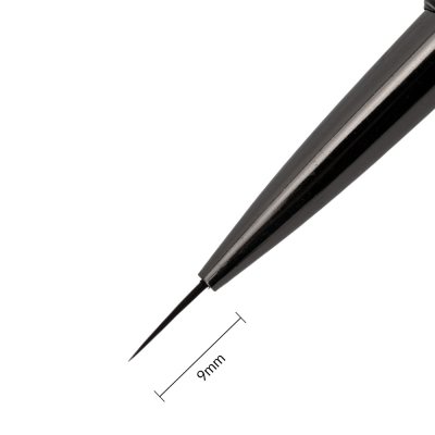 Zdobicí štětec na nehty AlleLac 9mm – metalový