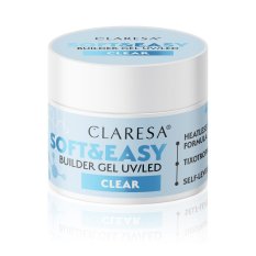CLARESA® Körömépítő gél SOFT & EASY Builder gel CLEAR, 12g