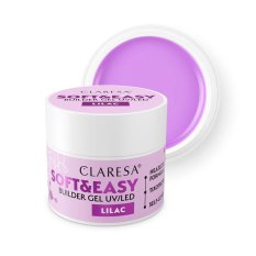 CLARESA® Stavební gel na nehty SOFT & EASY Builder gel LILAC, 12g