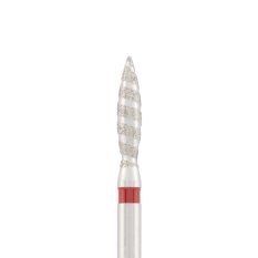 Diamantový brúsny nadstavec Tornado - červený  (2,3mm/10mm)