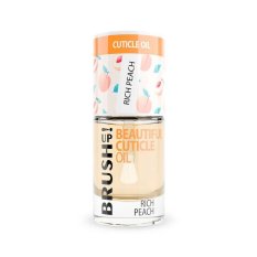 BRUSH UP! Beautiful Cuticle Oil - Rich Peach, 6ml