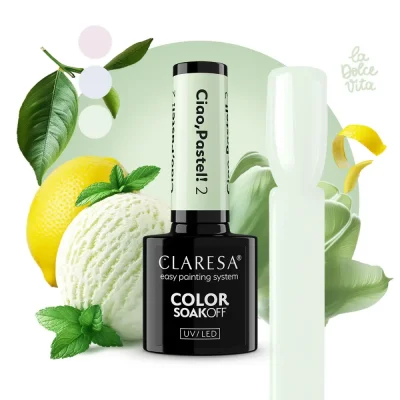 Gel lak CLARESA® Ciao, Pastel! 2, 5g
