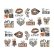 Vodolepky na nehty Wild Love, animal  BN-2282