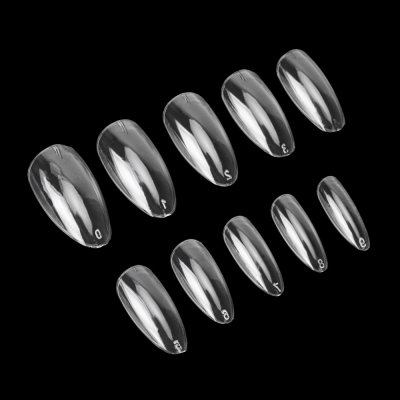 Clear tippek ragasztófelület nélkül, 2-ös modell, 100 db
