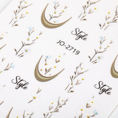 Nálepky na nechty - French Flowers JO-2719