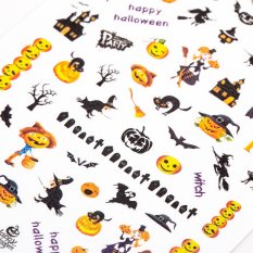 Tenké nálepky na nehty - Halloween R226