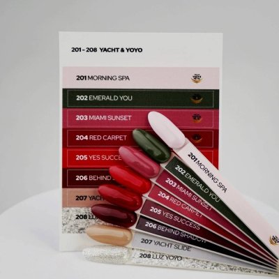 Gél lak YOSHI Yacht & Yoyo - Behind Shadow 206, 6ml