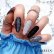 Trblietky Stardust Black Silver