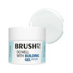 BRUSH UP! Stavebný UV/LED gél Do Well with Building Gel Ice Clear, 12g