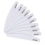 Bílý pilník na nehty 180/240 - loďka 10ks
