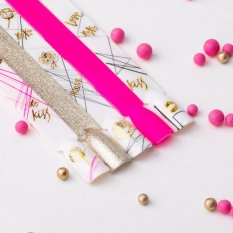 Körömmatricák Gold rose R400