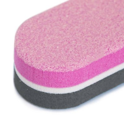 Mini buffer rovný pink/gray 100/180