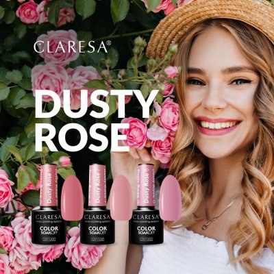 CLARESA® Gél Lakk Dusty Rose 8,5g