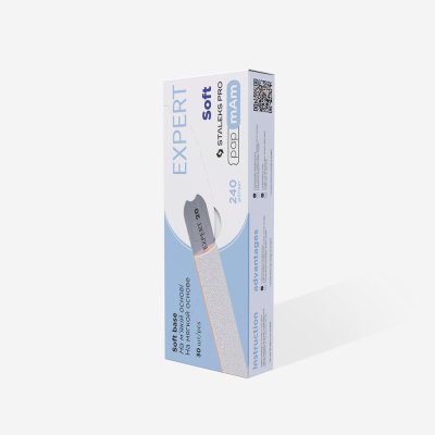 Staleks Expert 20 papmAm Soft - Nasúvacie pilníky na nechty, zrnitosť 240, 25ks