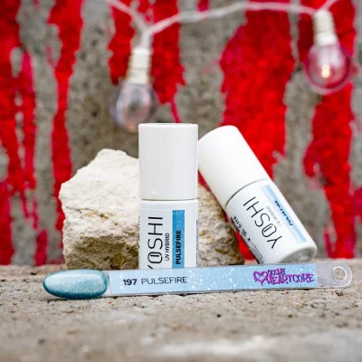 Gél lak YOSHI Heartcore - Pulsefire 197, 6ml