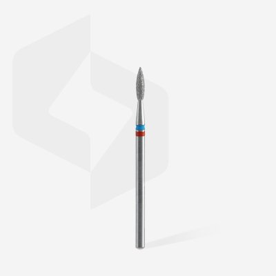 Diamantový brúsny nadstavec Staleks Expert - “flame” red-blue - FA11RB021/8