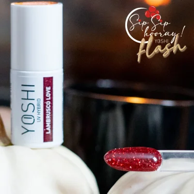 Gél lak YOSHI Sip Sip Hooray - Lambrusco Love 146, 6ml