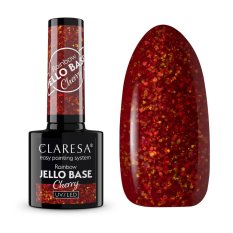 Gél lak CLARESA® Rainbow Jello Base Cherry