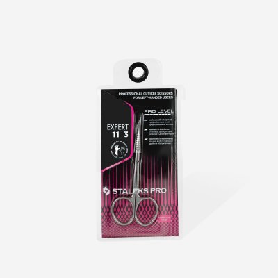 Manikúrové nožnice na kožičku pre ľavákov Staleks Expert SE-11/3