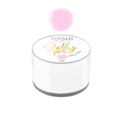 YOSHI Jelly PRO UV LED Gel Milky Pink, 15ml