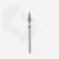 Diamantový brúsny nadstavec Staleks Expert - pointed pear blue FA100B040/12