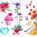 Transfer fólia GARDEN kvety, cupcake 100cm - 6