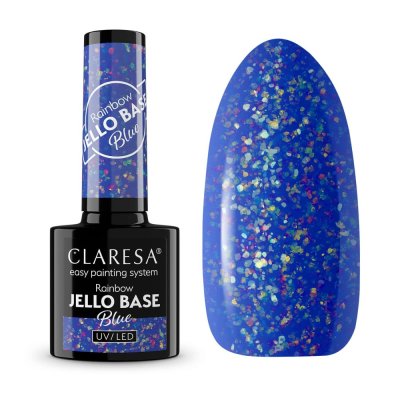 CLARESA® Rainbow Jello Base Blue gél lakk