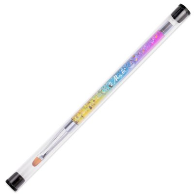 MollyLac Pro Gel Rainbow štětec na gel oválný velikost 4 č.2