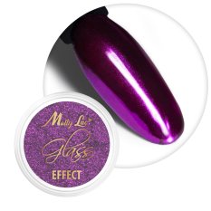 Prášek na nehty Glass Effect Purple - 7