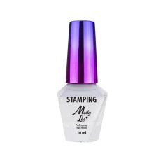 Lak na razítkování nehtů Molly Lac 10ml - č. 1 - bílý