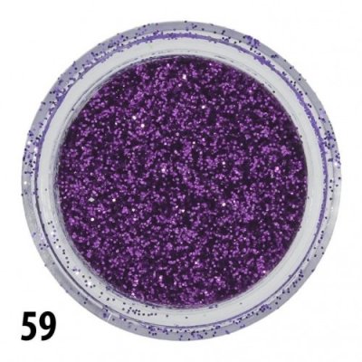 Glitrový prach - fialový - 59