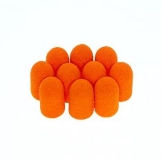 Brúsne klobúčiky ABS Podo oranžové 7mm, drsnosť 60, 10ks