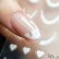 5D Köröm matricák - French Manicure French White Heart SD-2289