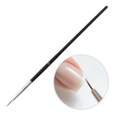Zdobiaci štetec - čierny,  0 - 10mm