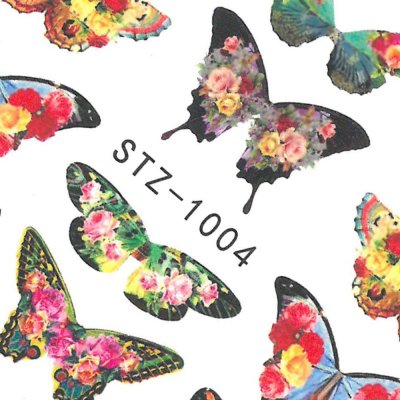 Vodolepky na nechty Motýle STZ-1004