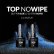 Gél lakk CLARESA® TOP NO WIPE GLITTER Silver, 5g
