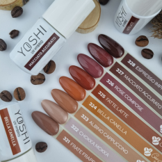 Gel lak YOSHI Ciao Italiani - Albino Cappuccino 323, 6ml