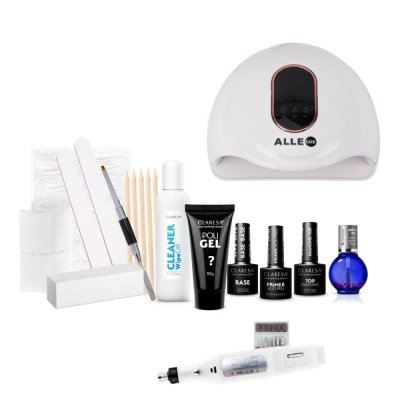 Polygel sada Claresa s bruskou