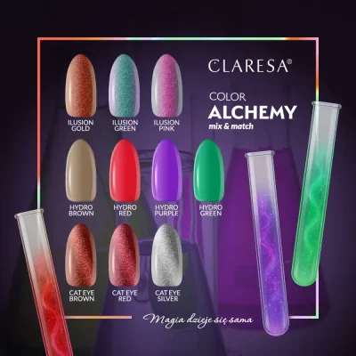 Gel lak CLARESA® ILUSION GREEN, 5g
