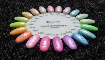 Trblietavé glitrové gél laky Color IT Premium UNICORN